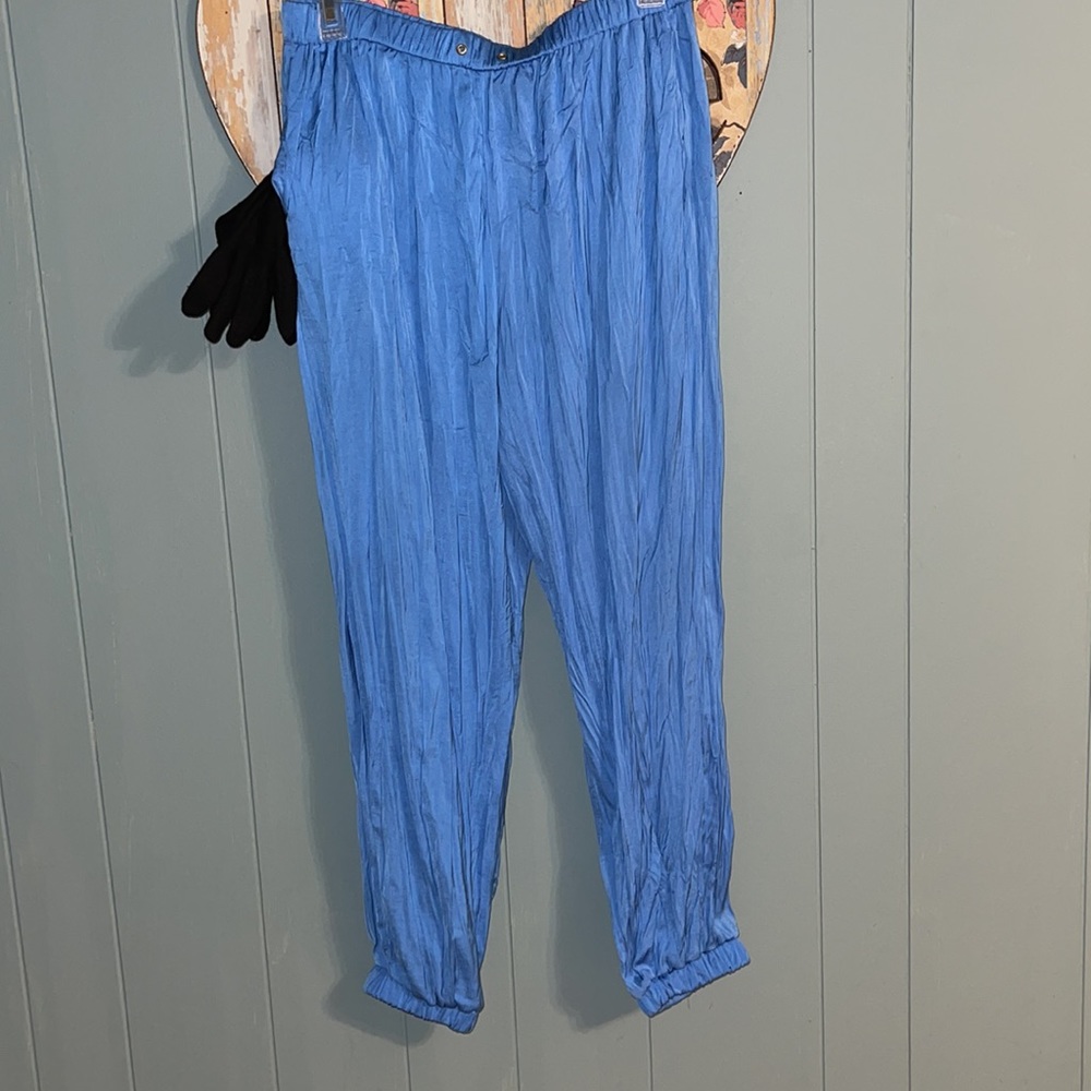 ZARA  Trafaluc Crinkle Elastic Waistband & Elastic Cuffs, Side Pocket